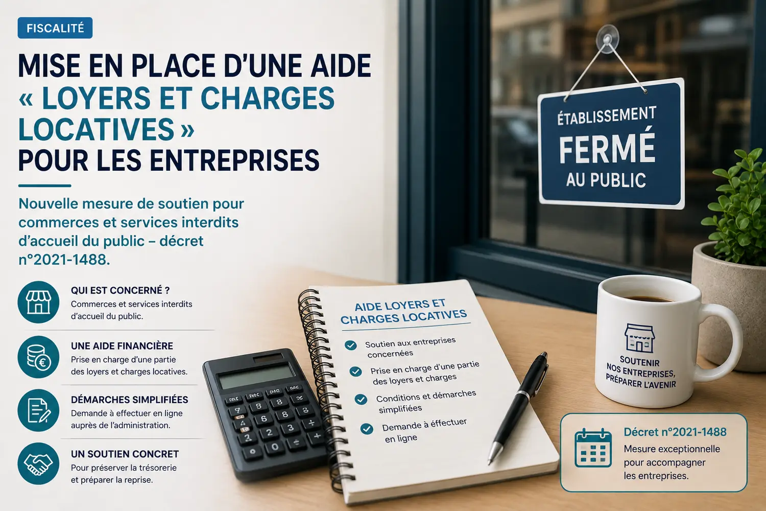 Mise en place d'une aide « loyers et charges locatives » pour les entreprises
